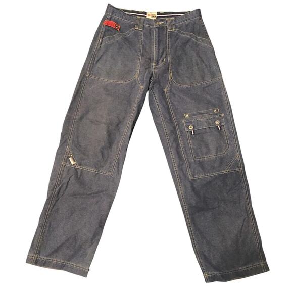 Pepe Jeans 33X32 Men’s Y2K Cargo Baggy Vintage Hip Hop Skater Denim S